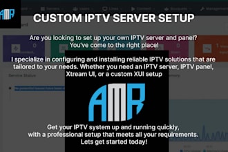setup your own iptv server, iptv panel, unlimited credits panel, xtream ui, xui