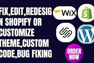 edit html custom shopify code theme customization code bugs errors fix site seo