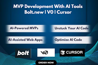 build mvp saas marketplace website develop ai lovable bolt new