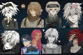 draw your roblox and minecraft avatar in anime style