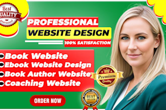 design ebook website, book website, author website, course and coaching website