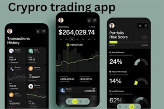develop crypto wallet app stock trading app crypto exchange app trading app