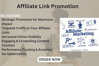 promote your affiliate referral link amazon ebay temu esty digistore ebook sales