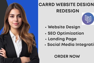 design carrd website, redesign carrd website, carrd landing page, card co payhip