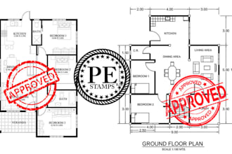 review california civil and structural engineer, stamp city permit drawing