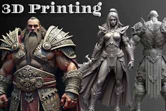 sculpt high quality 3d model for 3d printing and rendering