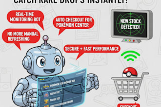 do checkout bot, shopping bot, auto buying bot, pokemon bot, purchase bot