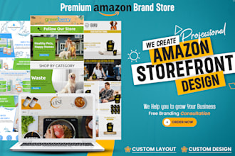 develop amazon brand store and storefront design