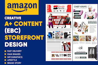 design amazon a plus content ebc and storefront