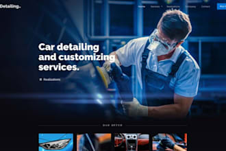 build squarespace car detailing website car rental car wash auto repair website
