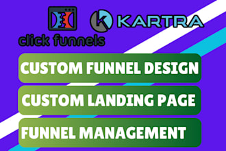 design funnel on kartra sales expert with ads for cro