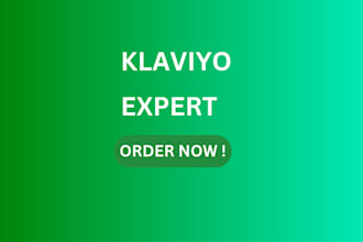 setup expert klaviyo marketing flows, campaigns, automation
