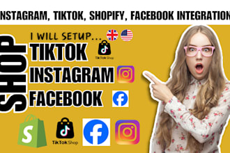 setup instagram tiktok shop shopify integration with automated fulfillment ads