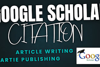 backdate and increase citation on google scholar citations by publishing article