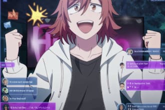 anime manga style overlay animator for streamers and webtoon artists