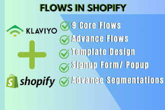 setup shopify and ecommerce email marketing flows in klaviyo