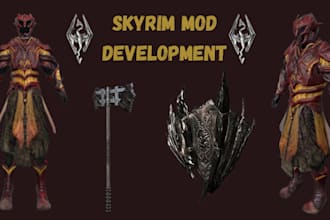 create skyrim mod, fallout 4, sfm, arma 3 mods for you