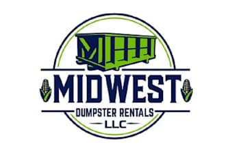 design important dumpster rental branding logo