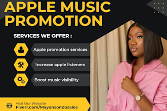 do 30days real apple music promotion, apple promotion to organic listeners