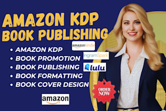 professionally format publish and promote your book on amazon KDP