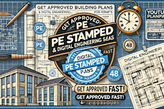 make pe stamped building plans and digital engineering permits