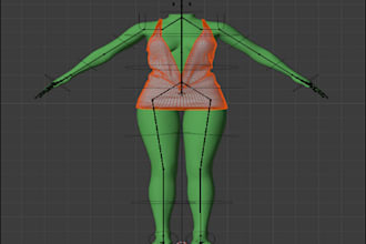 do second life model, second life mesh, 3d rigging and animation