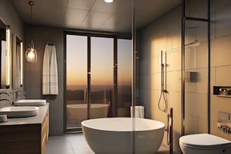 do 3d cgi interior design, bathroom design, 3d kitchen design and 3d rendering