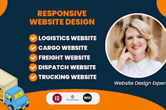 build logistics, trucking, freight, cargo, transport and dispatch website