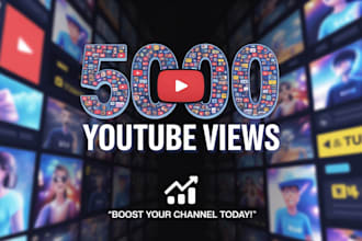 get real 10k youtube views with organic promotion usa audience