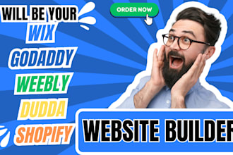 design develop  redesign wix ecwid shopify duda weebly godaddy zoho zyro website