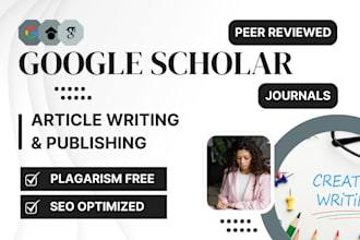 write and publish article in google scholar peer reviewed journal