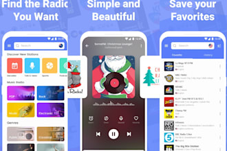 do radio streaming app development for android, ios, roku, music and podcast app