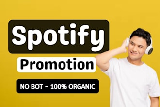 do real and organic spotify music promotion