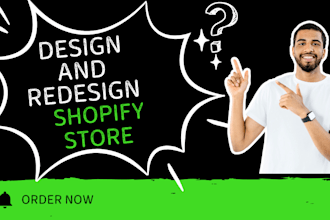 build mordern shopify design, shopify website design, shopify store audit