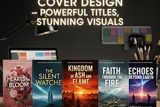 design book cover or ebook cover, christian book cover movie poster