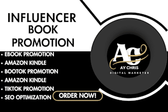 do ebook and book influencer promotion