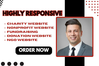 nonprofit website for charity, donation, fundraising, 501c3 crowdfunding and ngo