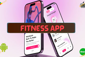develop fitness app fitness website workout app gym app health app diet app