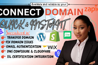 connect fix redirect domain or subdomain to godaddy, wix, shopify, mailerlite