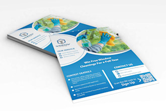 design various types of flyers for corporate, foods, party, fashion