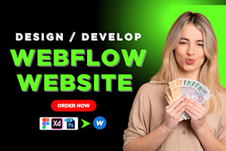 design and develop a professional webflow website or convert figma to webflow