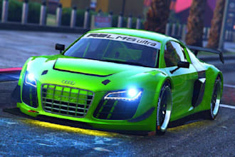 remake 3d car racing game model, fivem car, remake 3d car racing game model, fiv