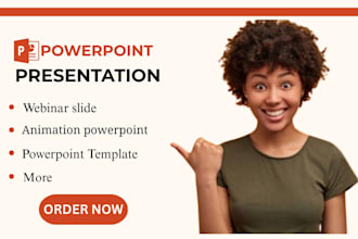 design animated webinar, sales and funding pitch deck, powerpoint presentation