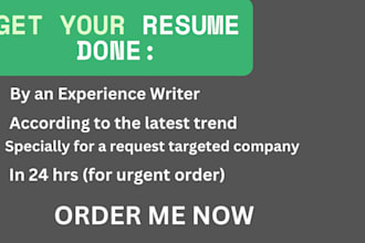 write an executive resume or cv, usa job, cover letter writing, cybersecurity cv