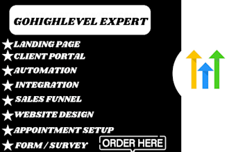 do gohighlevel form survey automation account setup