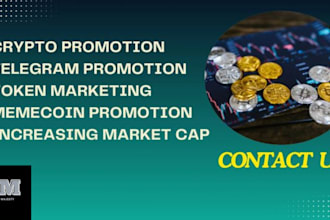 pump your crypto telegram influencer, presales marketing
