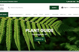 design gardening lawn care landscaping agricultural landing page garden website
