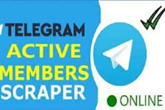 extract and analyze data from telegram channels, groups, and bots