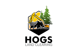 make awesome forestry and land clearing company logo