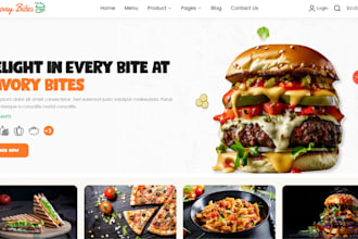 design luxury food shopify store pizza store food ordering restaurant website
